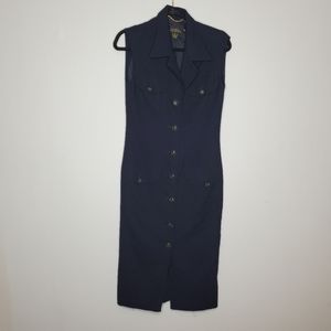 Vintage Nordstrom Wool Sleeveless Dress Size Small